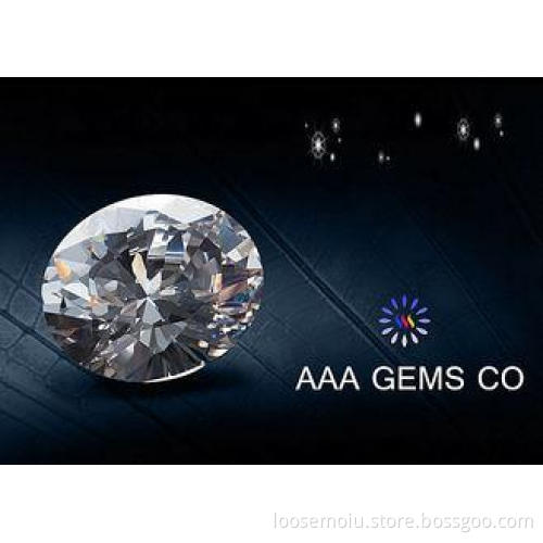 Forever Brilliant Synthetic Oval Moissanite Gemstone Silico